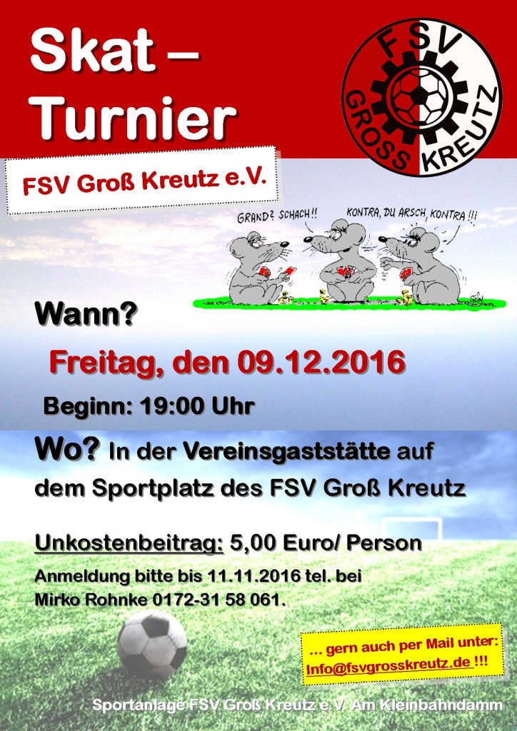 Skat Turnier_FSV_09.12.2016