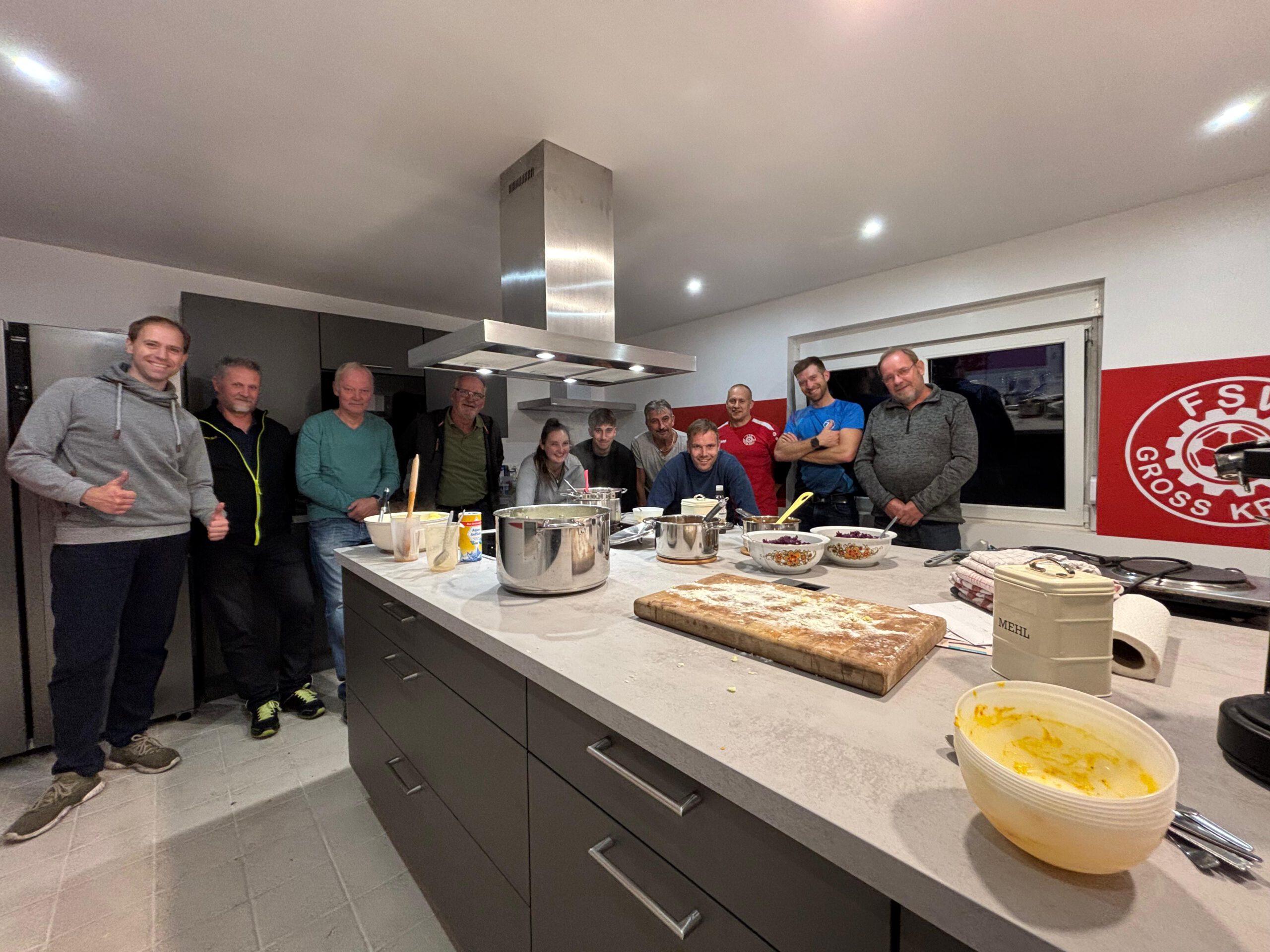 Einweihung der neuen Küche